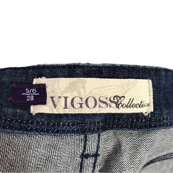 Vigoss Collection Fringe Raw Hem Cutoff Limited Edition Sz 28 Shorts Summer Gems - Picture 5 of 14